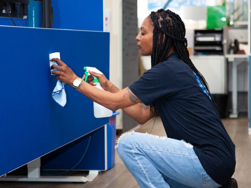 Facilitaire schoonmaak op kantoor