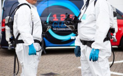 Medewerkers van Crime Scene Clean Team