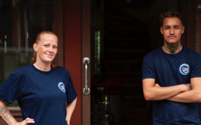 bestrating reinigen en buiten opruimen