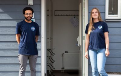 De workers reguliere schoonmaak