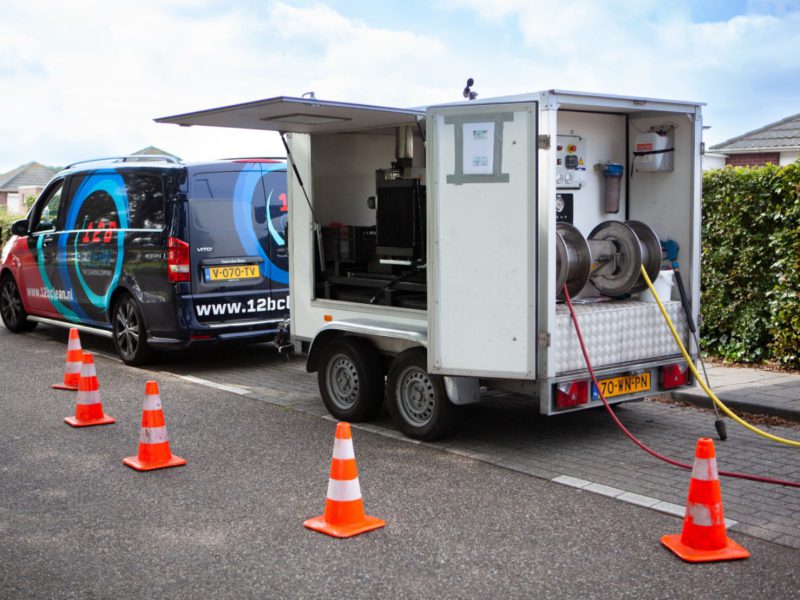 12B clean aanhanger voor schoonmaak