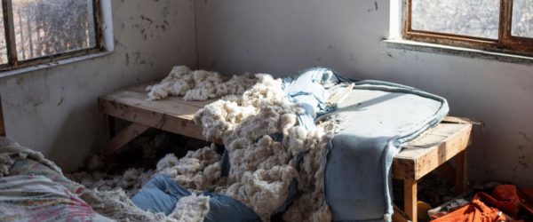 Lijkgeur en lijklucht verwijderen in een slaapkamer