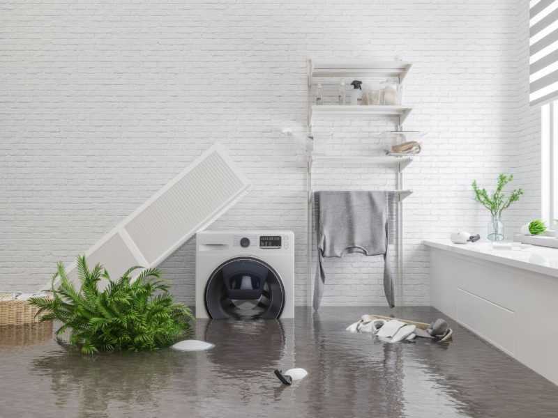 waterschade door lekkage in een woning