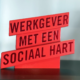 De award van werkgever met een sociaal hart